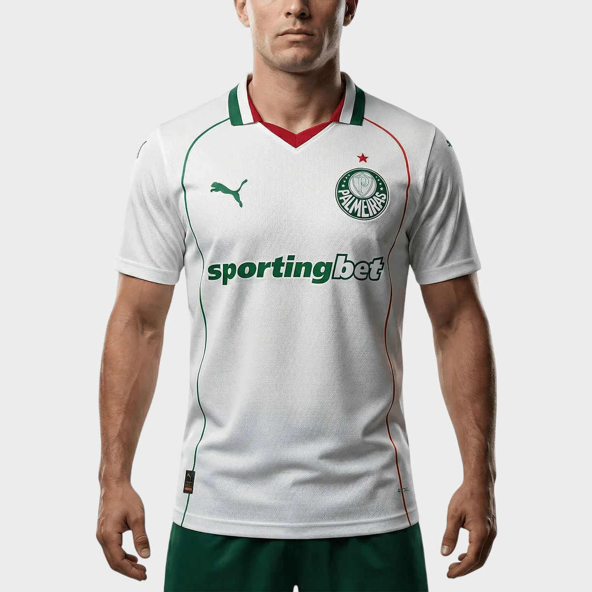 Camisa Palmeiras II 26/27 - Jogador Masculina - Branca