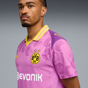 Camisa Borussia Dortmund KIDSUPER - Torcedor Puma Masculina - Rosa