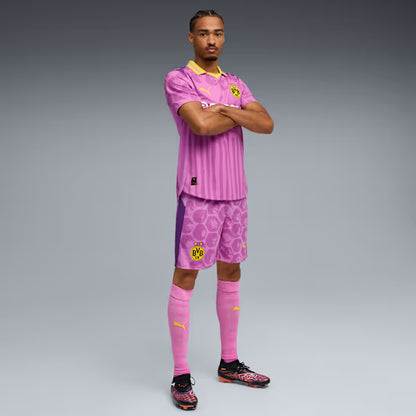 Camisa Borussia Dortmund KIDSUPER - Torcedor Puma Masculina - Rosa