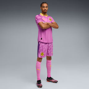 Camisa Borussia Dortmund KIDSUPER - Torcedor Puma Masculina - Rosa