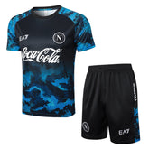 Conjunto Napoli Treino 24/25 - Azul e Preto