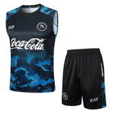 Conjunto Napoli Treino Regata 24/25 - Azul e Preto