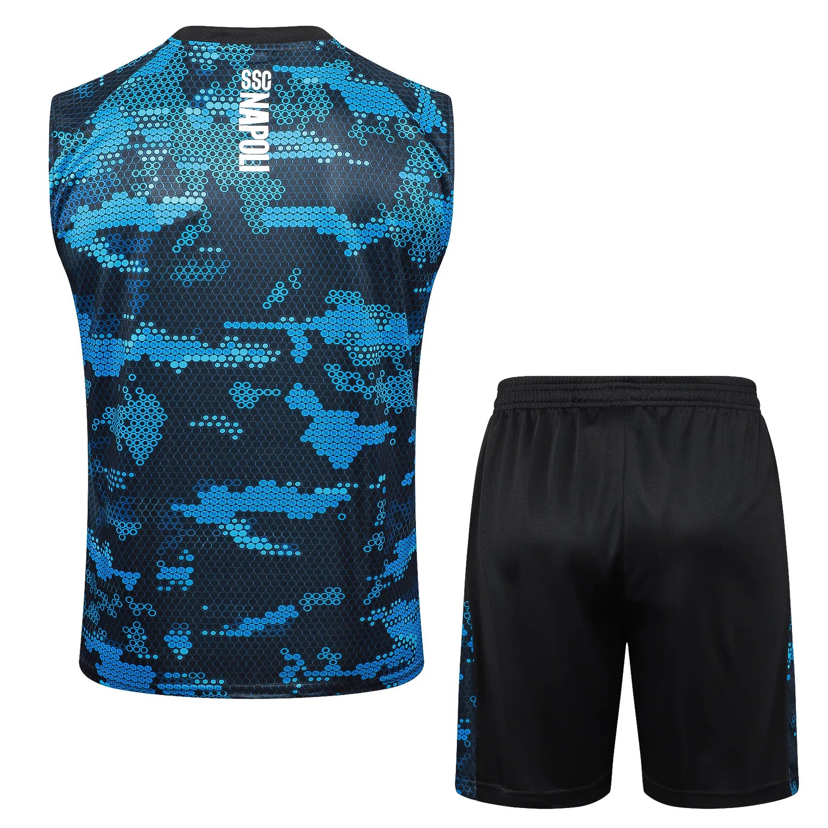 Conjunto Napoli Treino Regata 24/25 - Azul e Preto
