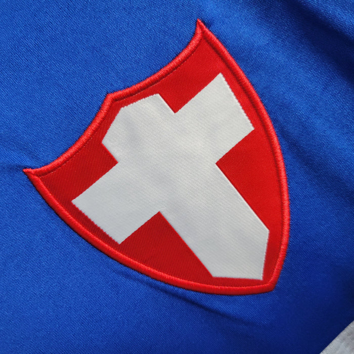 Camisa Palmeiras Savoia 2009 Retrô - Azul