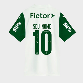 Camisa Palmeiras II 25/26 - Torcedor Puma Masculina - Branca + Patrocínios