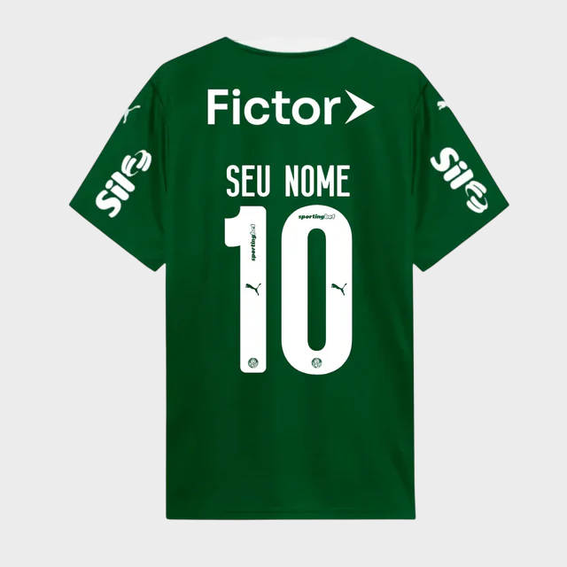 Camisa Palmeiras I 25/26 - Torcedor Masculina - Verde + Patrocínios