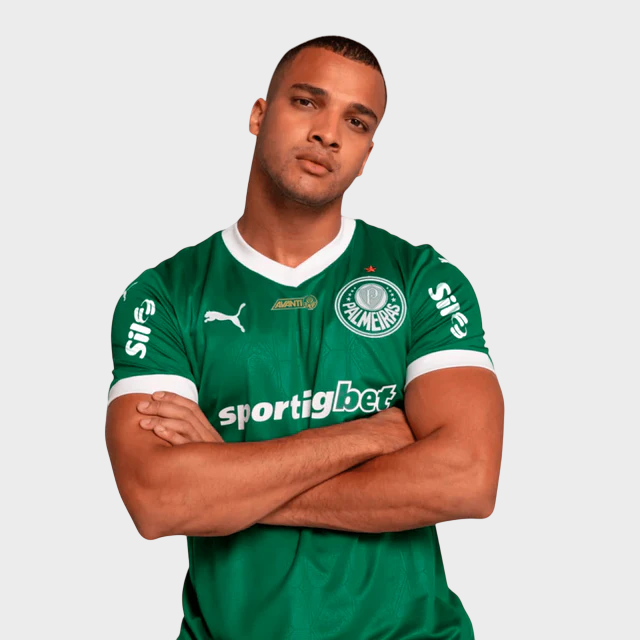 Camisa Palmeiras I 25/26 - Torcedor Masculina - Verde + Patrocínios