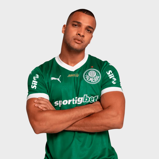 Camisa Palmeiras I 25/26 - Torcedor Masculina - Verde + Patrocínios