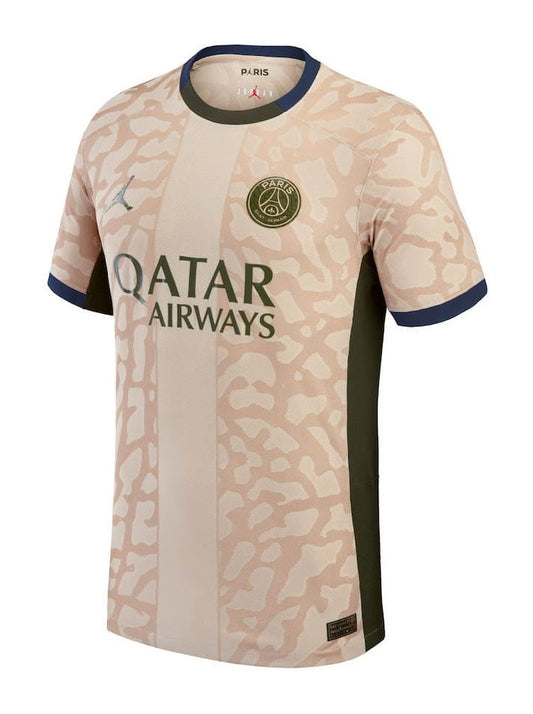 Camisa PSG IV 23/24 - Torcedor Jordan Masculina - Bege
