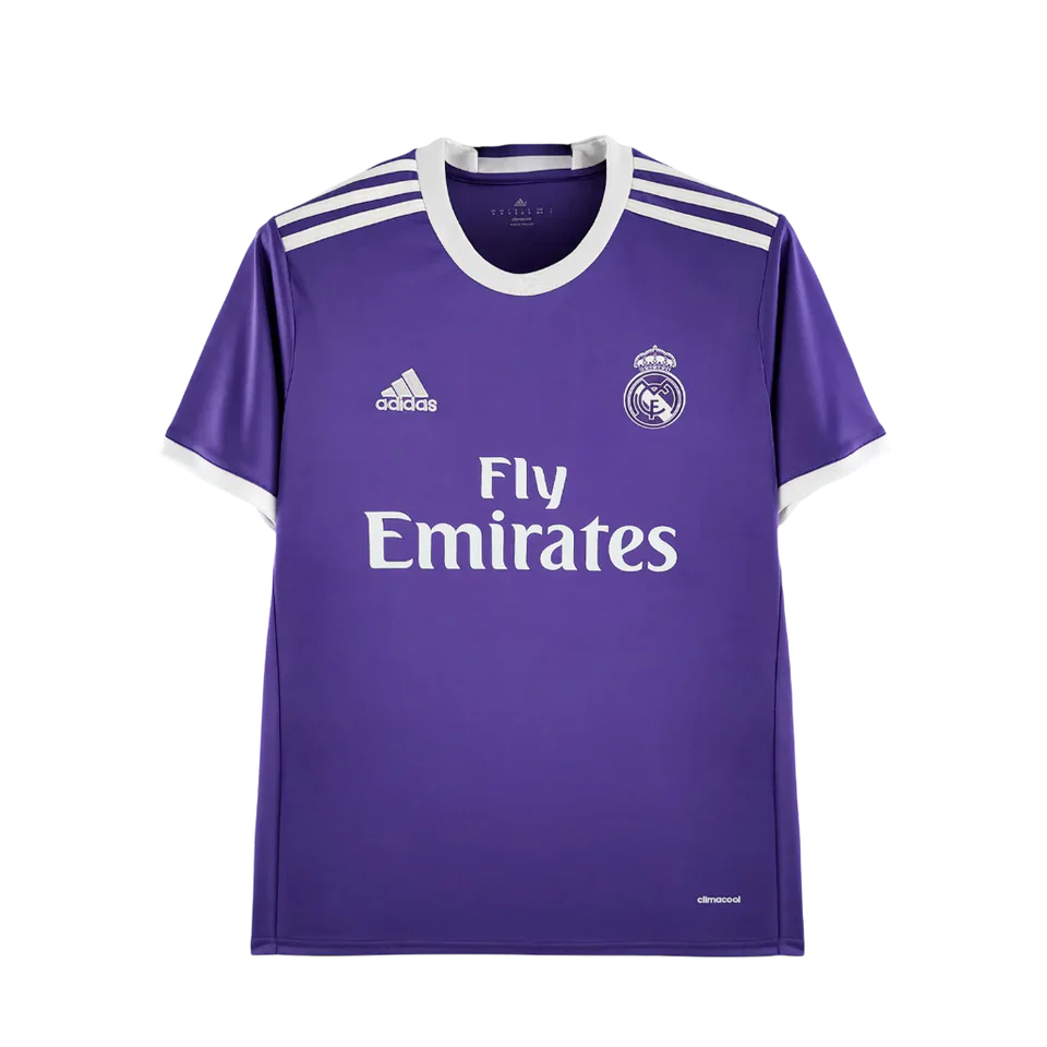 Camisa Real Madrid II 2016/2017 - Adidas - Roxa - Retrô