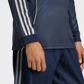 Camisa Real Madrid II Manga Longa 25/26 Torcedor Adidas - Azul Marinho