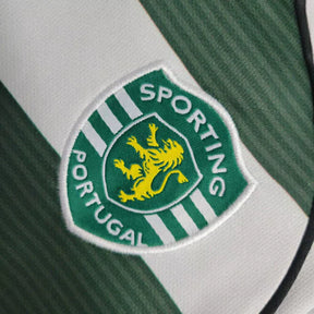 Camisa Sporting I 2001/2002 Manga Longa - Reebok - Retrô