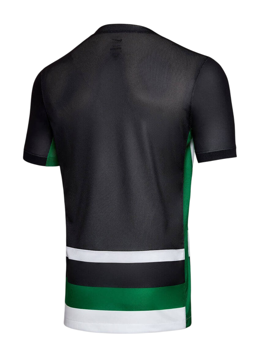 Camisa Sporting I 24/25 - Torcedor Nike Masculina - Verde Preta e Branca