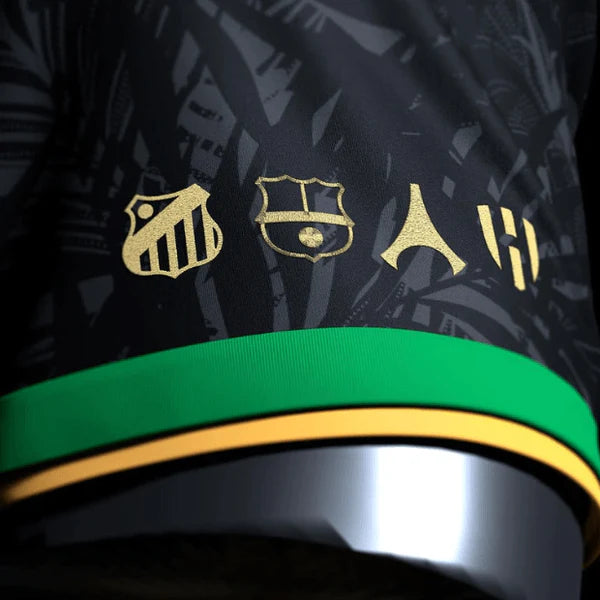 Camisa Neymar Jr 10 24/25 - The Prince - Preta Comma Football - Preta