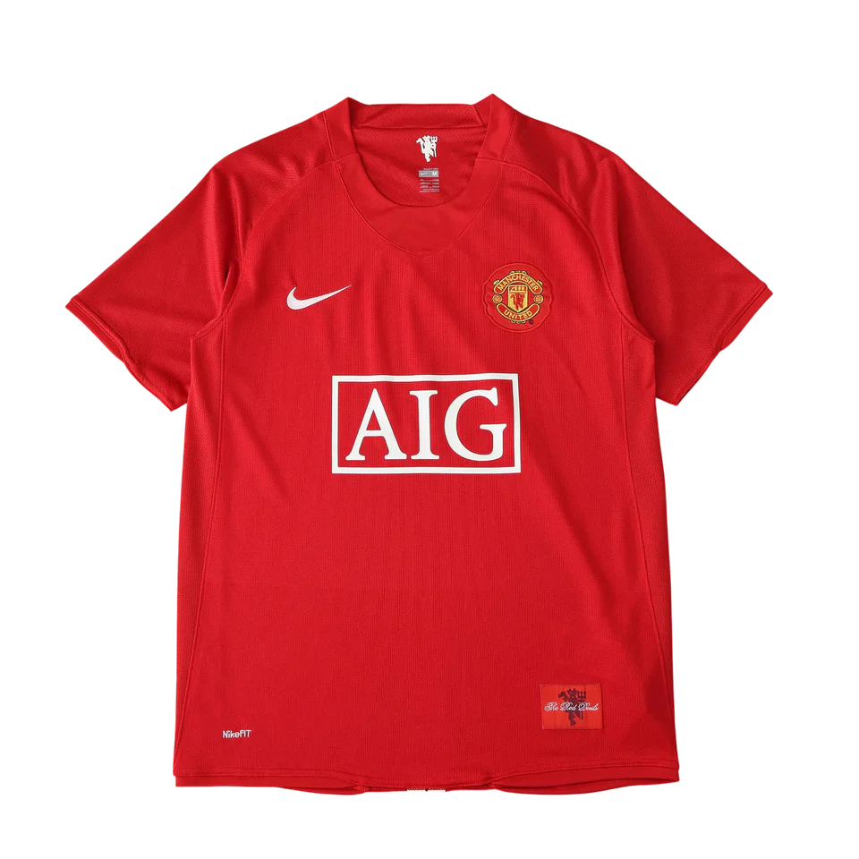 Camisa Manchester United I 2007/2008 - Vermelha