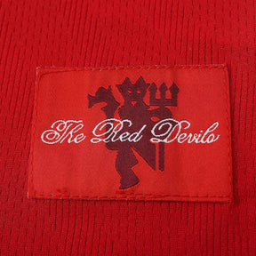 Camisa Manchester United I 2007/2008 Manga Longa - Retrô - Vermelha