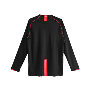 Camisa Manchester United II 2007/2008 Manga Longa - Retrô - Preta