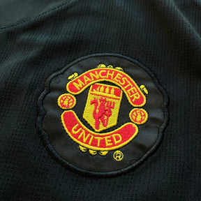 Camisa Manchester United II 2007/2008 Manga Longa - Retrô - Preta