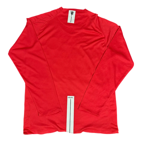 Camisa Manchester United I 2007/2008 Manga Longa - Retrô - Vermelha