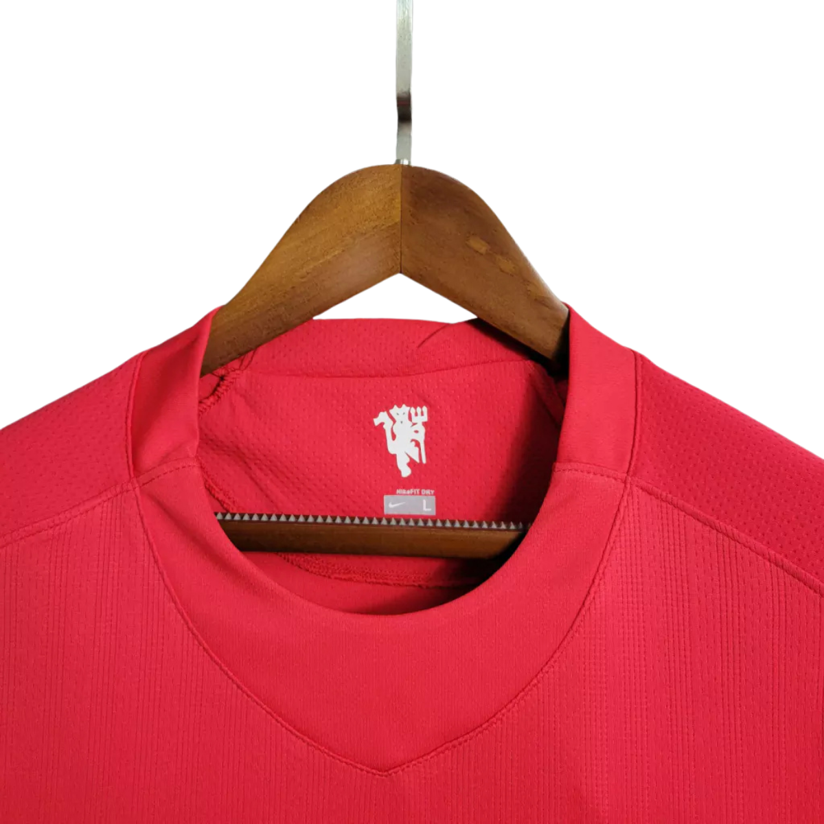 Camisa Manchester United I 2007/2008 Manga Longa - Retrô - Vermelha