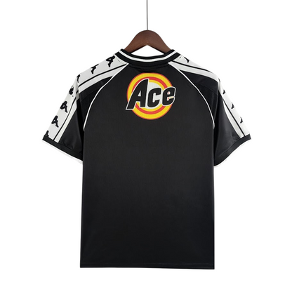 Camisa Vasco I 2000 Retrô - Preta e Branca