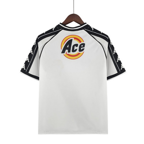 Camisa Vasco II 2000 Retrô - Branca e Preta