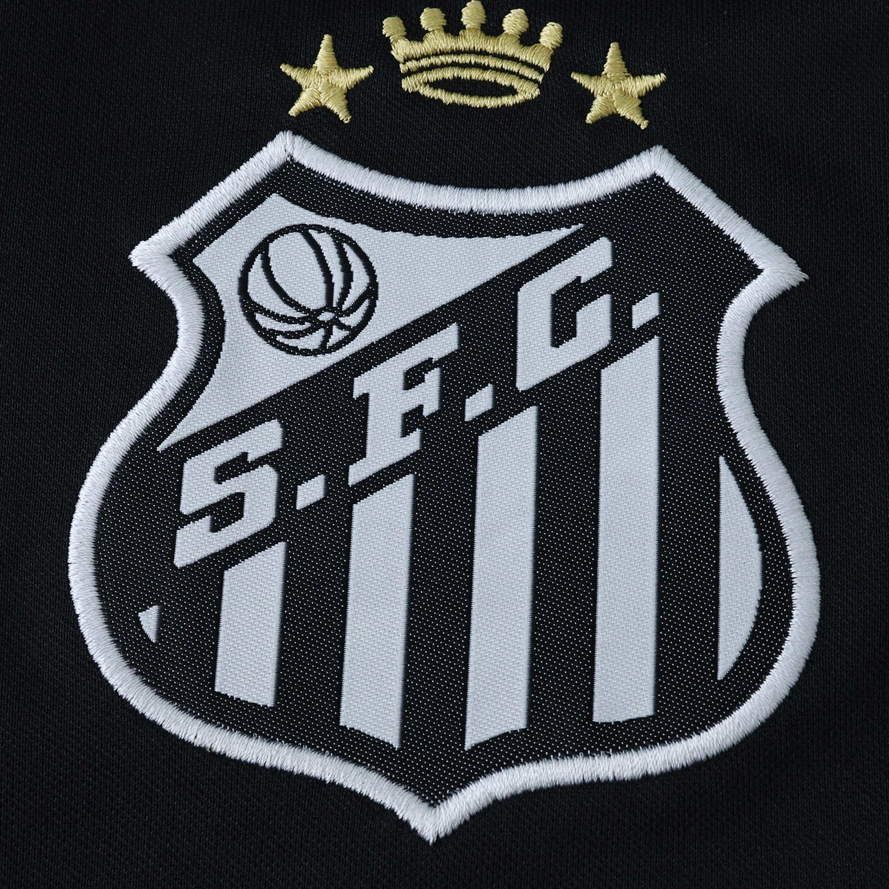 Camisa Santos Treino Jogador 25/26 - Preta + Patrocínios