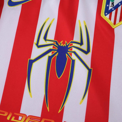Conjunto Infantil Retrô Atlético De Madrid I 2004/2005 - Spider Man