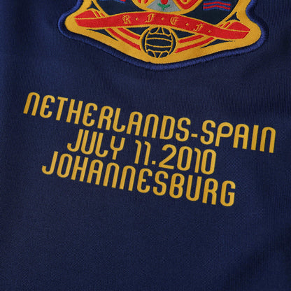 Camisa Espanha II 2010 - Azul - Retrô