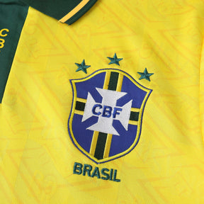 Camisa Seleção Brasileira I 1991/1993 - Retrô - Amarela