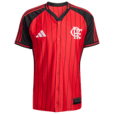 Camisa Flamengo US 2025 - Adidas - Vermelha e Preta