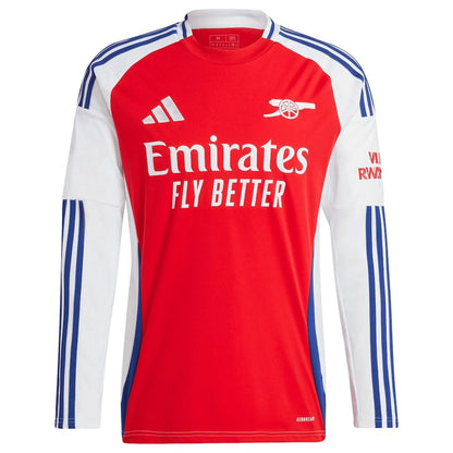 Camisa Arsenal I Manga Longa 24/25 - Vermelho