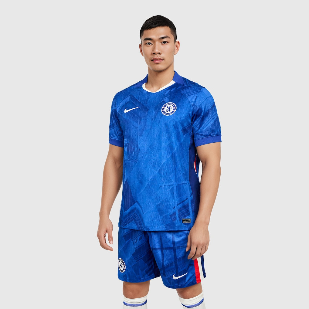 Camisa Chelsea I 25/26 Nike Torcedor Masculina - Azul
