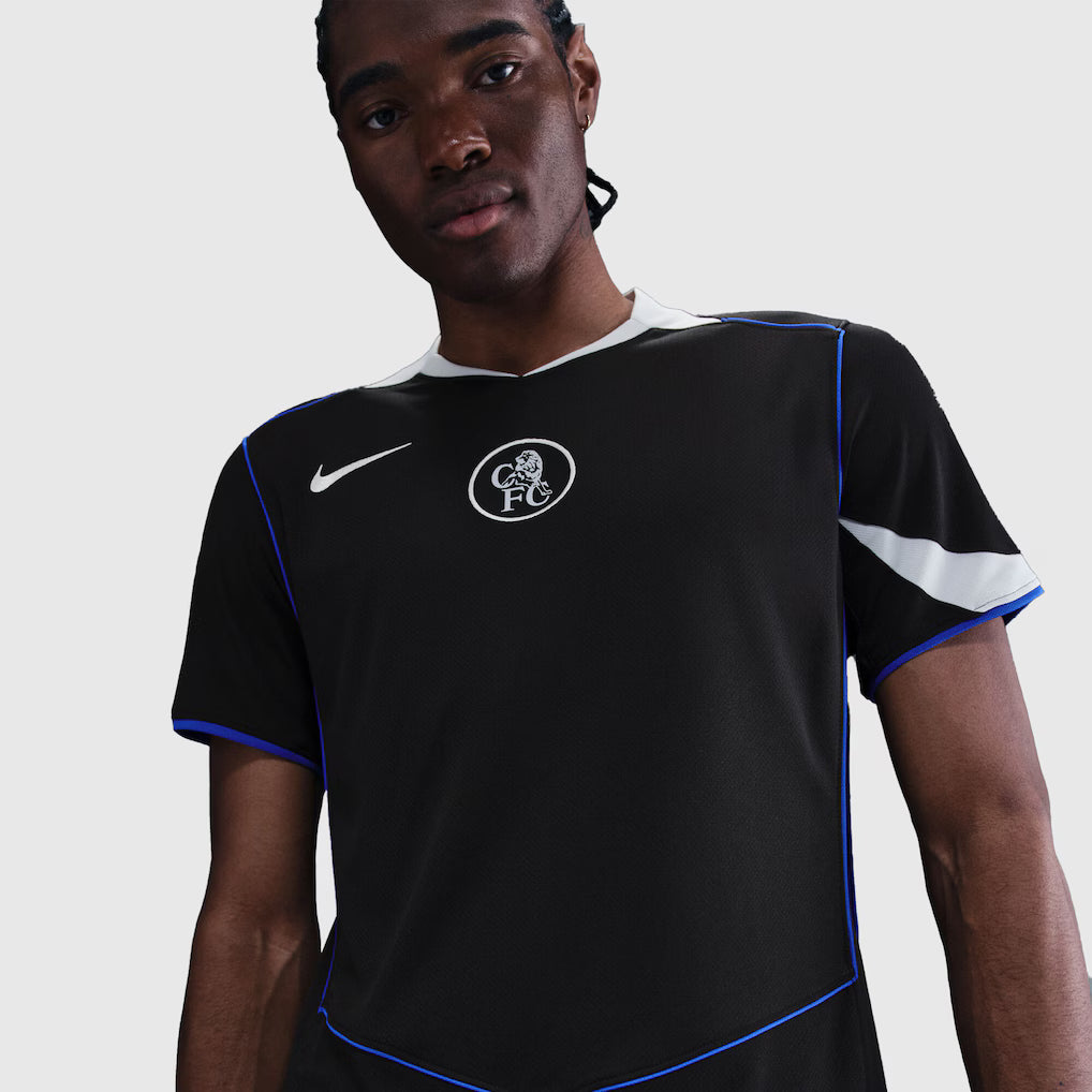 Camisa Chelsea III 25/26 Nike Torcedor Masculina - Preta [PRÉ-VENDA]