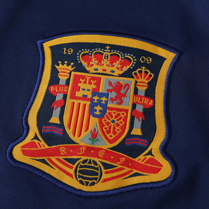 Camisa Espanha II 2010 - Azul - Retrô