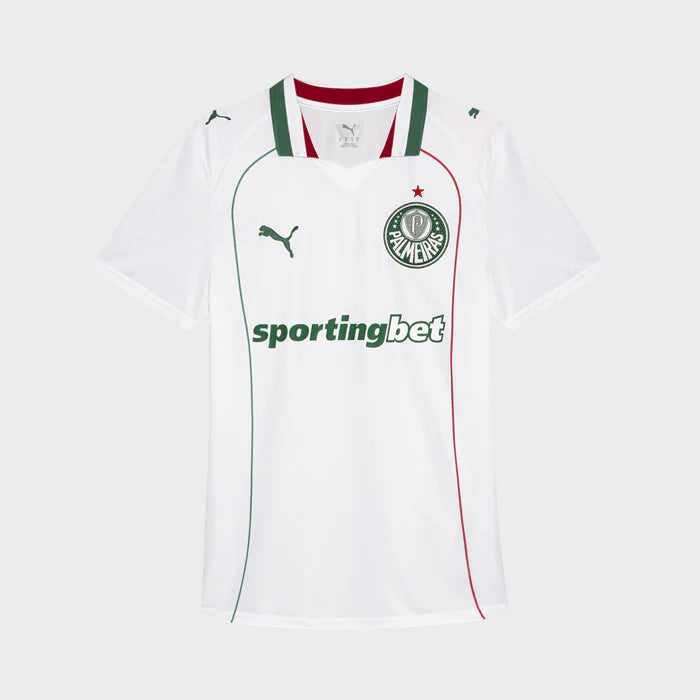 Camisa Palmeiras Feminina II 26/27 - Torcedor Puma - Branca