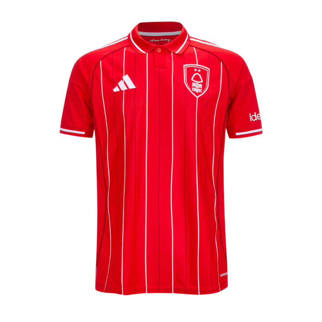 Camisa Nottingham Forest I 25/26 Adidas Torcedor Masculina - Vermelha