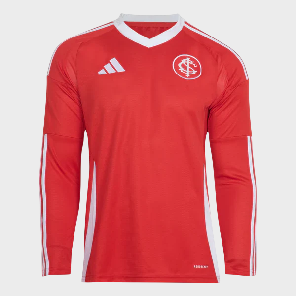 Camisa Internacional I Manga Longa 25/26 - Vermelha