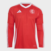 Camisa Internacional I Manga Longa 25/26 - Vermelha