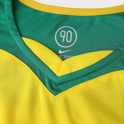 Camisa Seleção Brasileira I 2004 Reedição Total 90 - RONALDINHO 10
