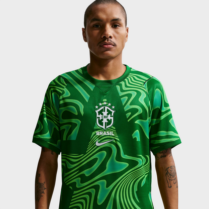 Camisa Seleção Brasileira Goleiro 26/27 - Torcedor Masculina - Verde