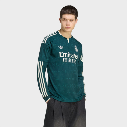 Camisa Real Madrid II Manga Longa 26/27 Torcedor - Verde
