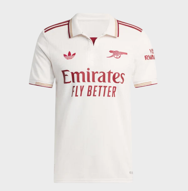 Camisa Arsenal III 25/26 Torcedor Adidas masculina - Off White