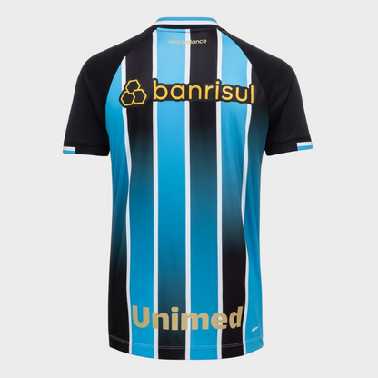 Camisa Grêmio I 26/27 - Azul e Preta + Patrocínios