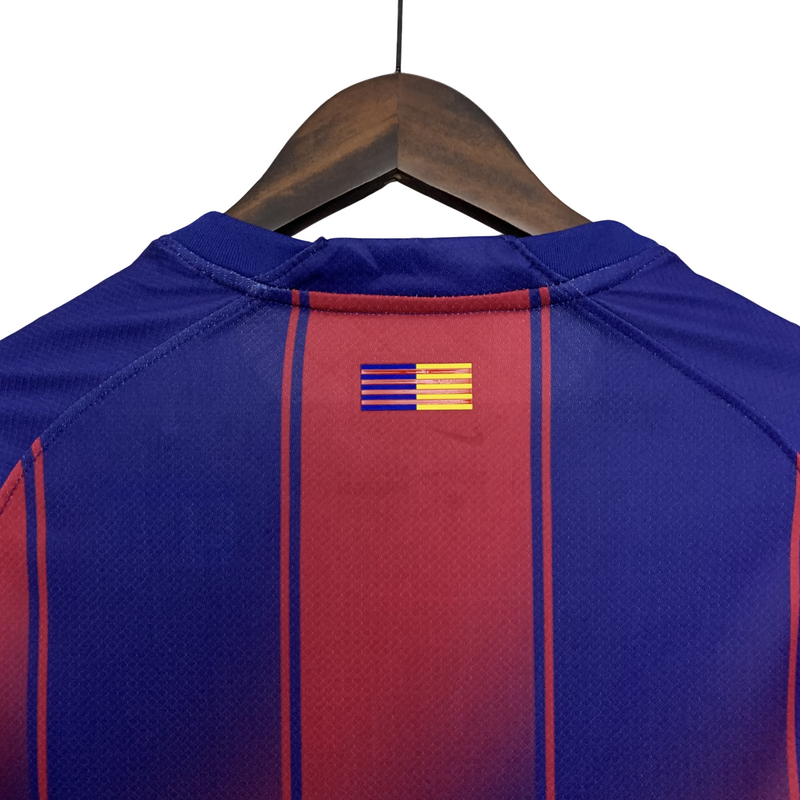 Camisa Barcelona I 25/26 - Torcedor Nike Masculina - Azul e Grená