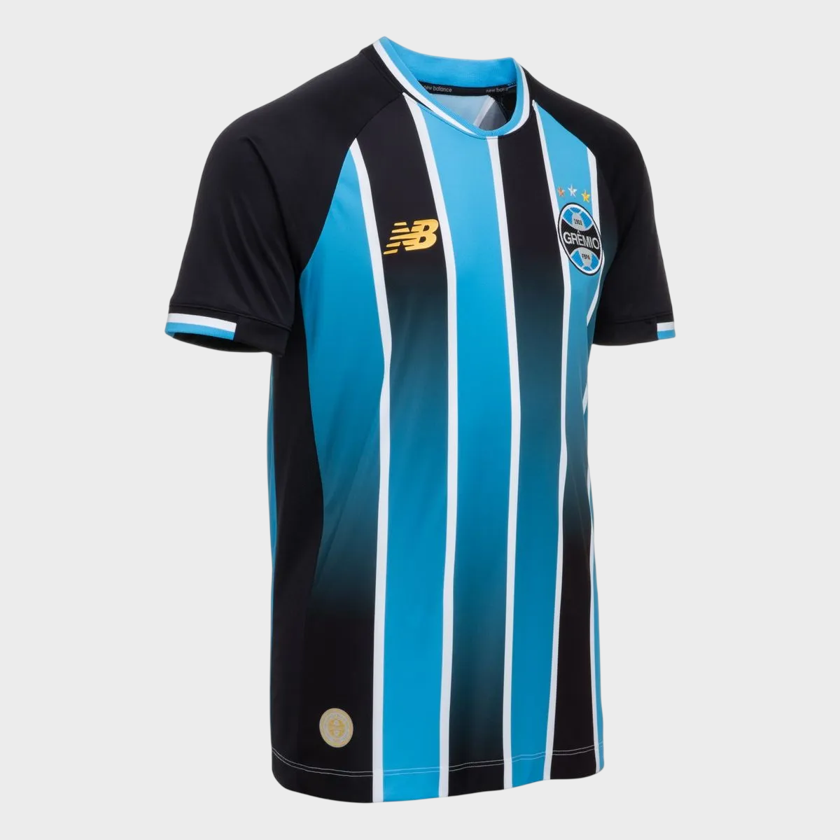 Camisa Grêmio I 26/27 - Azul e Preta + Patrocínios
