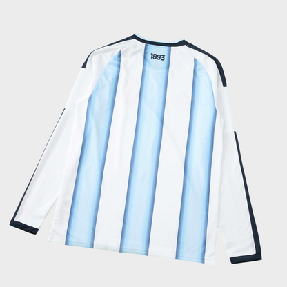 Camisa Argentina I Manga Longa 26/27 - Torcedor Adidas Masculina + Patch Campeão do Mundo