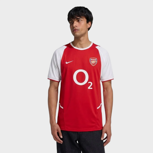 Camisa Arsenal I 2002/2004 - Nike - Branca - Retrô