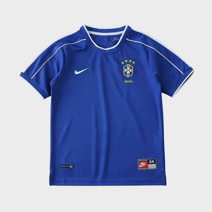 Camisa Seleção Brasileira II 1998 Nike - Retrô - Azul