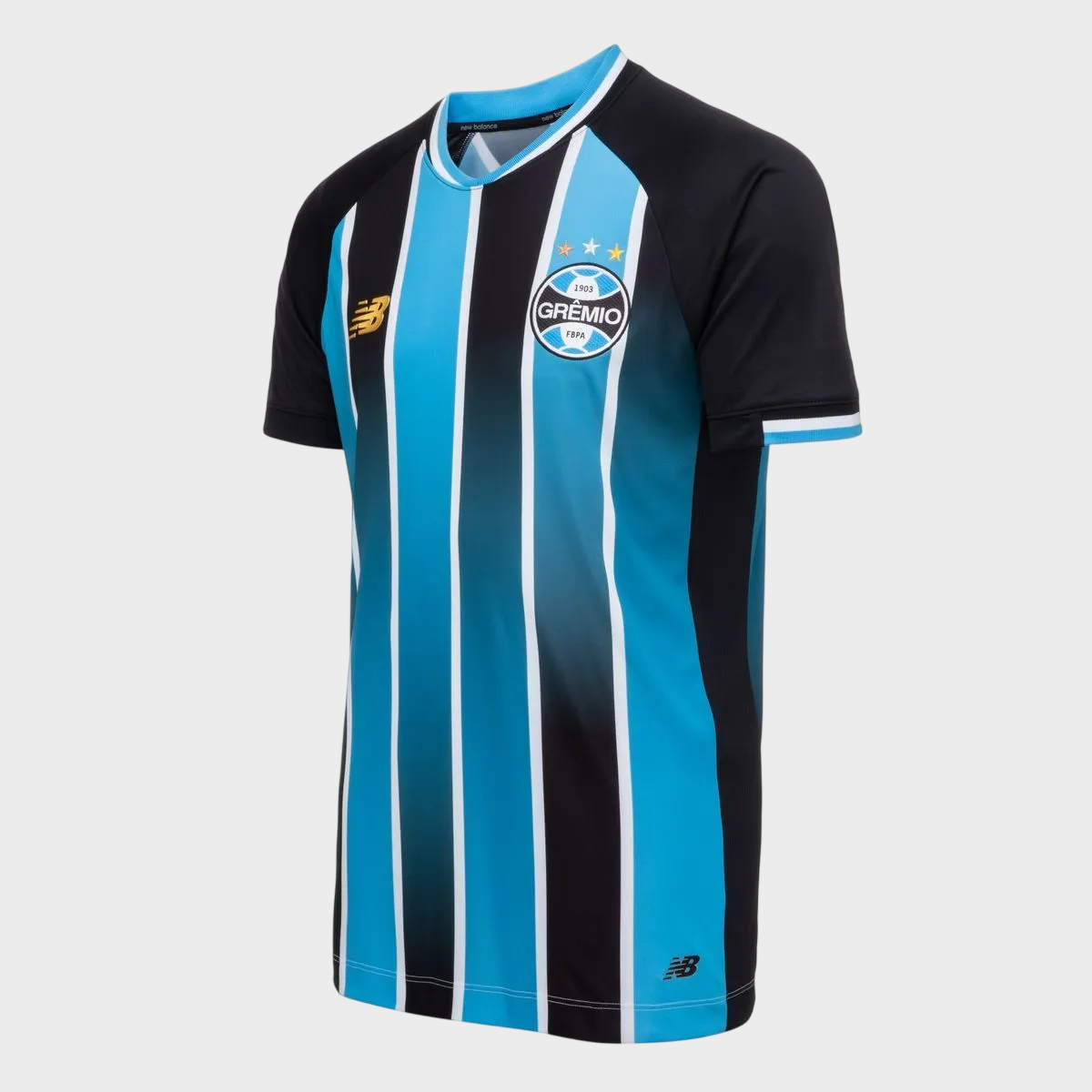 Camisa Grêmio I 26/27 - Azul e Preta + Patrocínios